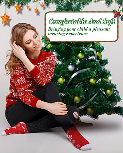 Vabean 60/120 /200 Pairs Christmas Socks Bulk for Adults