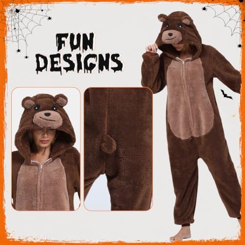 Adult Onesie Pajamas Animal One Piece Costume Halloween Cosplay for Women Men