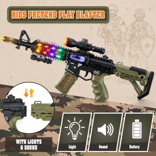 Metemot Army Costume for Boys, Kids Soldier Military Halloween Costume 3‑13