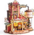 ROKR 3D Puzzle for Adults Christmas Dream Gift Factory DIY Miniature House