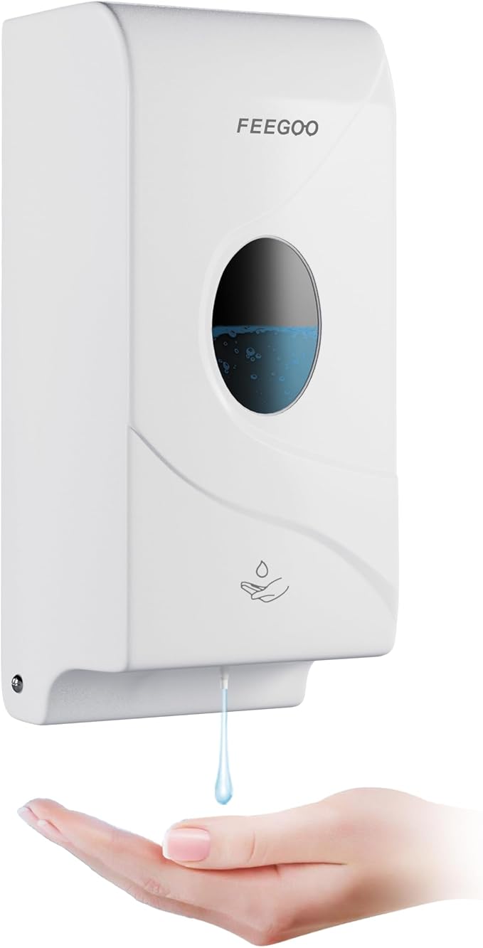 Automatic Soap Dispenser, 27 fl oz White Wall Mounted