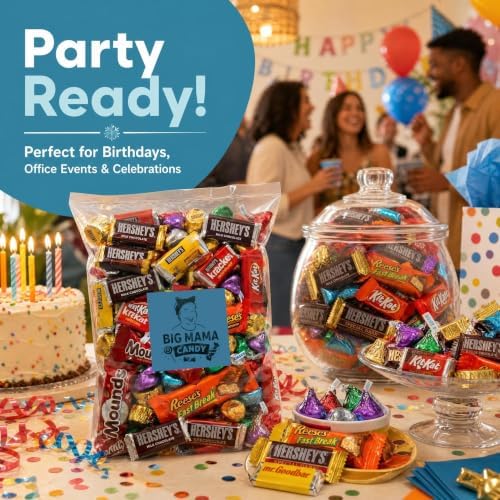 Big Mama Halloween Candy Bulk Chocolate Assortment Bag 4 lb