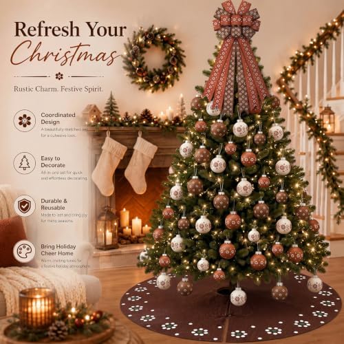 Sosation 26 Pcs Mexican Southwestern Christmas Tree Decor Complete Set