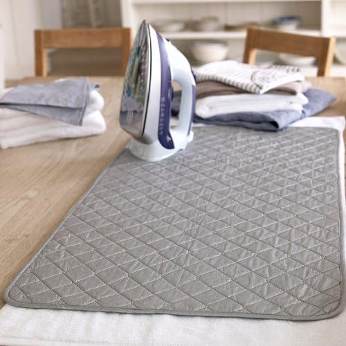 Portable Magnetic Ironing Mat Blanket (Iron Anywhere) Ironing Board Replacement, Iron Board Alternative Cover
