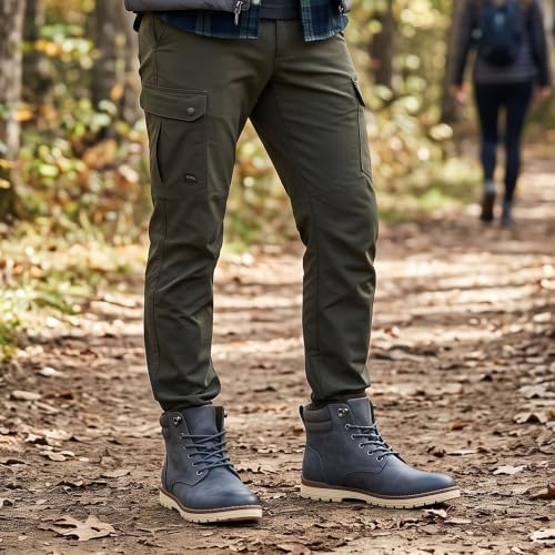 Vostey Men's Hiking Boots Waterproof Casual Chukka Boots for Men