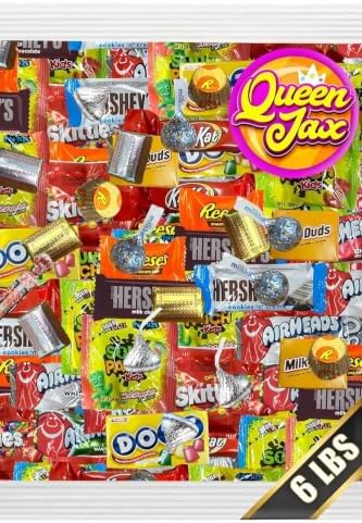 Chocolate and Candy Variety Pack - 6 LB Assorted Chocolate Candy Bulk - Bulk Candies Bag CandyMix - Individually Wrapped Candies and Chocolates - Variety CandyBag - Cold Pack Included
