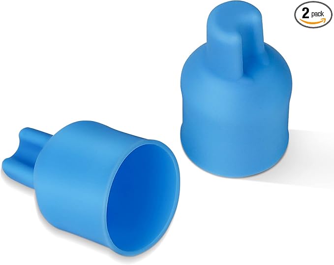 Cepheus 2 Pack Rubber Cap Replacement Compatible with Pagoda Drinking Fountain, Ceramic 360 Pet Fountain