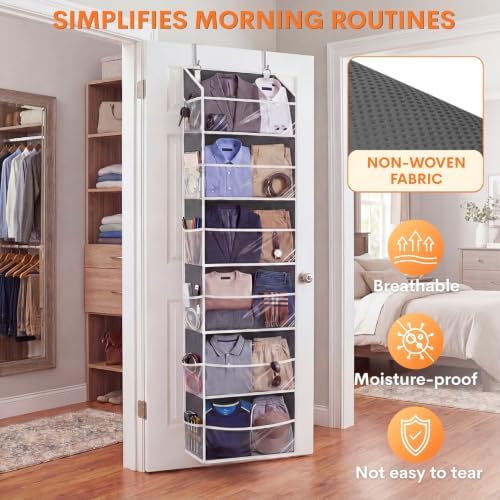 Ofiray-home Over Door Organizer with 6 Large Pockets