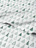 Christmas Sheet Set, Christmas Tree 3, Holiday Xmas Bedding Set - King Size