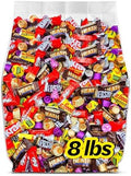 Halloween Chocolate Candy Variety Pack - 8lb Halloween Candy Bulk Individually Wrapped - Assorted Chocolate Candy for Trick or Treat, Party Favors, Pinatas, Goodie Bags and Office Snacks