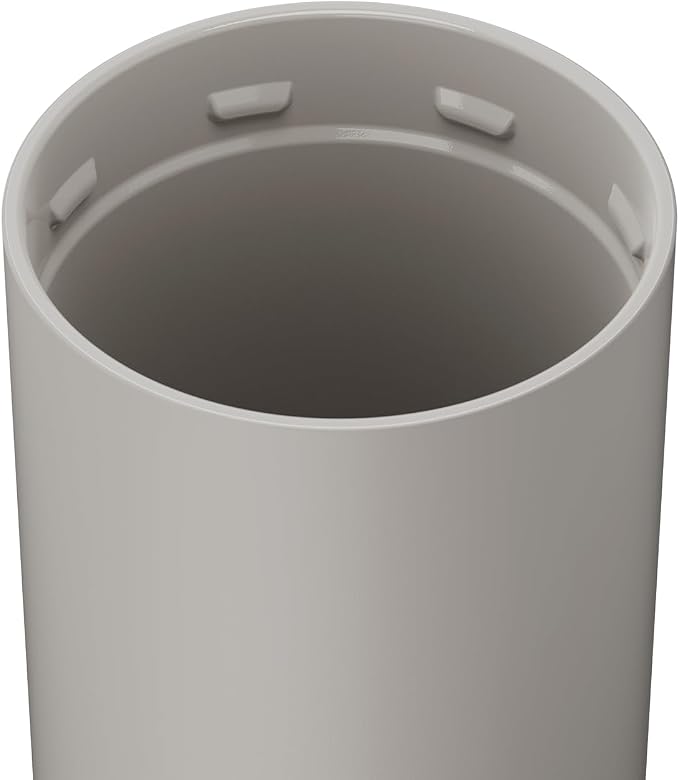 BrüMate Strova 18oz 100% Leakproof Insulated Coffee Mug | Ceramic-Lined Interior | Built-In Silicone Sleeve for Travel | Locking Flip Lid (Mocha)