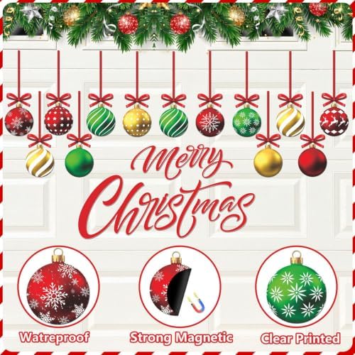 Magnets for Fridge, Magnetic Sticker, Kitchen Decor(Christmas-A)
