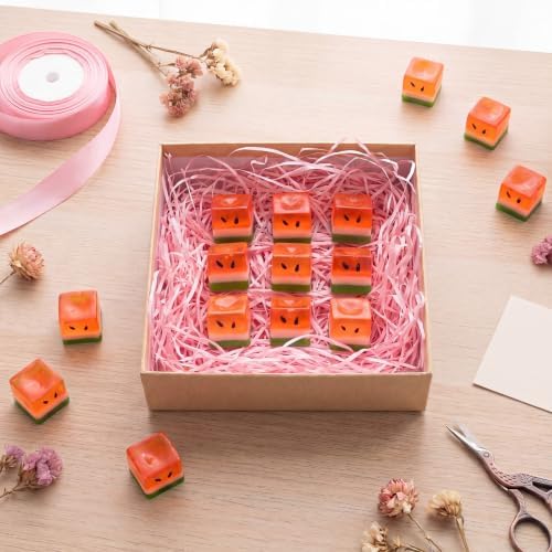 Thenshop 20 Pcs Watermelon Ice Cube Relief Favors Mini Food Fidget Supplies