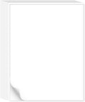 L LIKED 30 Printable White Sticker Paper Full Sheet Label, Matte, 8.5" x 11" for Laser & Inkjet Printing (30 Sheets)