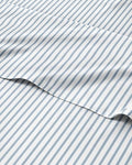 Cal King 4 Piece Striped Sheet Set - Breathable & Cooling - Ocean Stripe