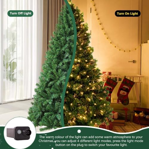 5ft Green Prelit Artificial Christmas Tree,Arbol de Navidad Fake Xmas Tree