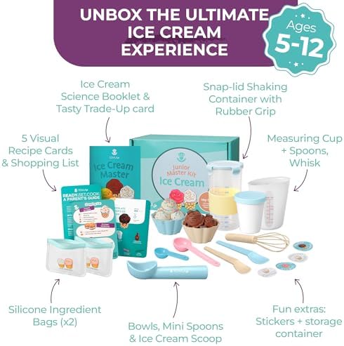 Tovla Jr. Kids Ice Cream Science Maker Kit | Real Reusable | Ages 5-12