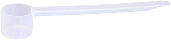 6.5cc Long Handle Measuring Scoop (1 1/3 Teaspoon / 6.5mL) - Heavy-Duty Plastic Spoon for Powders, Pre-Workout, Supplements, and Spices, 1-Pack