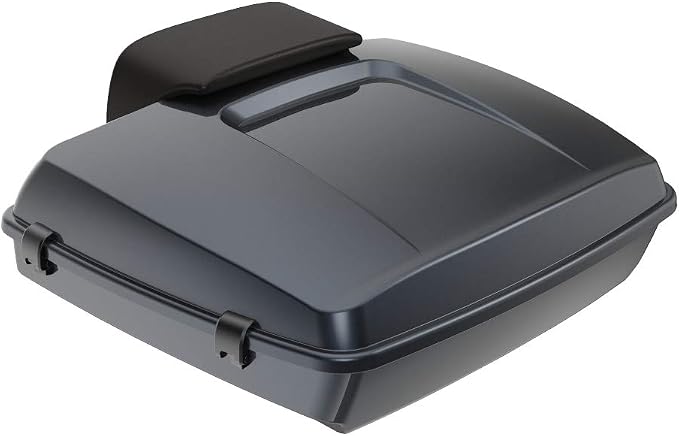 Advanblack Road Glide Tour Trunk Pack Black Tempest Razor Tour Trunk Pack Backrest Pad for '97-'25 Harley Touring Road King Street Glide Electra Glide CVO models