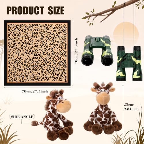 5 Pcs Safari Costume for Women Halloween Cosplay Outfit