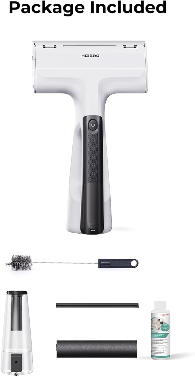 HIZERO H100 Cordless Handheld Spot Cleaner for Counters, Glass, Desks & Windows, Helps Leave a Streak-Free Finish