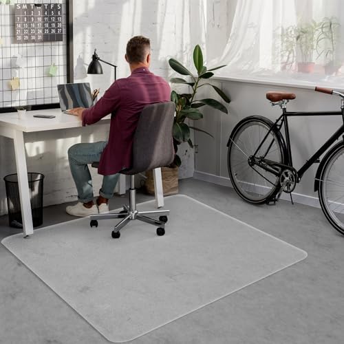 Office Chair Mat for Hardwood Floor, 71"x71" Extra Large Desk Chair Mat for Hard & Tile Floor, Heavy Duty Protector for Home, Office, Kitchen, Living Room, Multi-Purpose