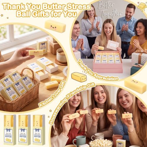 30 Sets Funny Appreciation Gifts Butter Party Favors with Boxes