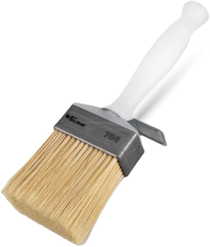 Meoded Lime Wash Brush – Professional Crosshatch Brush for Limewash & Mineral Paints, Natural Bristle Blend