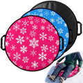 26" Foldable Snow Sleds with Handles for Adult