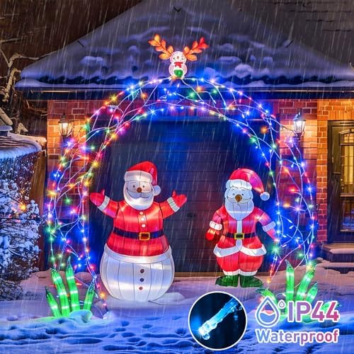 JMEXSUSS 150 LED Multicolor Christmas Tree Lights Indoor Outdoor Waterproof