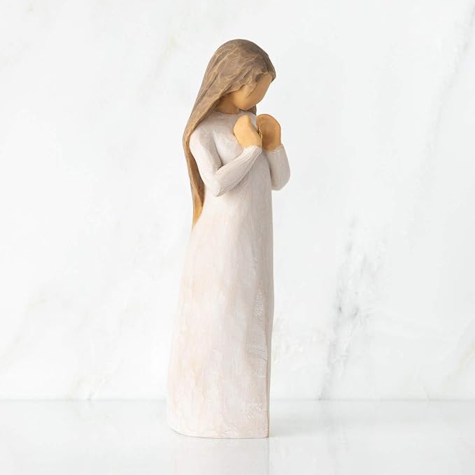 Willow Tree Ever Remember, A Flame Continues to Glow, Safe Within, A Gift to Express Sympathy, Comfort, Remembrance, Bereavement and Healing, Sculpted Hand-Painted Figure