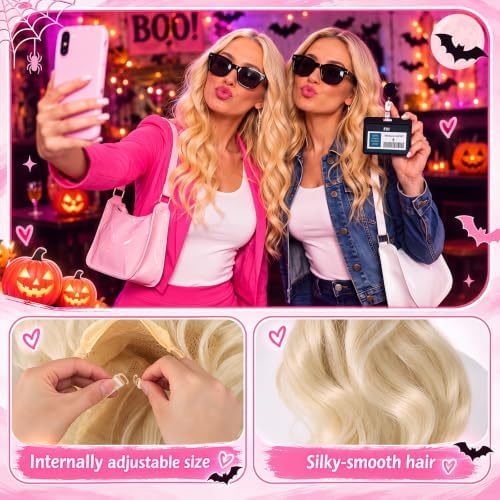 Kingdder 2-Person Agent Halloween Costume Set, 10 Pcs Multicolor