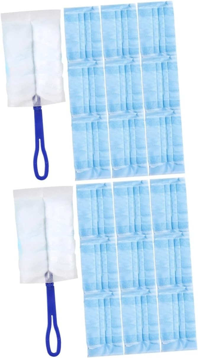 PRETYZOOM 2sets Electrostatic Adsorption Dust Cleaner Dust Remover Brush for Windows Duct Cleaning Tool Home Cleaning Gadget