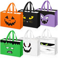 Paterr 18 Pcs Halloween Candy Bags Reusable Non Woven Treat Gift Bags