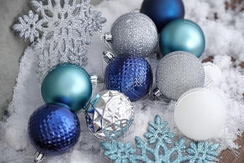 Valery Madelyn 50ct Christmas Tree Decorations Ball Ornaments 2.36 Inches