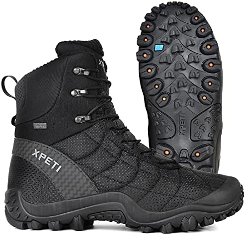 XPETI Men’s Crest Thermo High-Top Winter Hiking Boots Waterproof Insulated