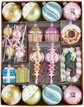 Valery Madelyn 80ct Christmas Ball Ornaments Tree Decorations Set
