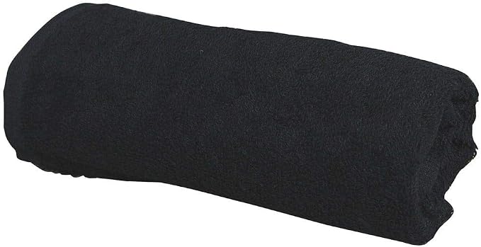 ForPro 24ct Bleach Tough Salon Towels, 16Wx27L in, Black, 100% Cotton | for Salon, Spa & Gym Use, Hand Towels, Bleach-Safe Salon Towels, Absorbent Spa Towels, Barber Towels, Salon & Spa Essentials