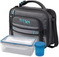 Titan by Artic Zone Deep Freeze Lunch Bag Grey/Blue