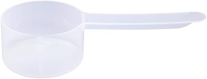 39cc Long Handle Measuring Scoop (2.63 Tbsp / 1.32 oz / 39mL) - Heavy-Duty Plastic Spoon for Powders, Protein, Coffee, and Baking, 500-Pack