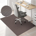 Sycoodeal Chair Mat, 40" x 55" Office Chair Mat for Hardwood and Tile Floor, Heavy Duty Floor Protector for Rolling Chairs, Non-Slip,Computer Mat for Home Office(Coffee)