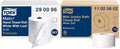 Tork Matic Soft Hand Towel Roll & Mini Jumbo Bath Tissue Roll - Toilet Paper Towels with Advanced Soft Quality, Compatible with T2 Dispenser, 12 rolls x 1075, 2-Ply Sheets, Color: White, 11020602