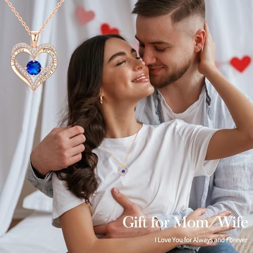 18K Rose Gold Necklaces for Women Birthday Gifts for Women Jewelry for Women Birthday Gifts for Wife Girlfriend Daughter Wife Birthday Gifts for Anniversary Mothers Day Christmas Valentines Gifts