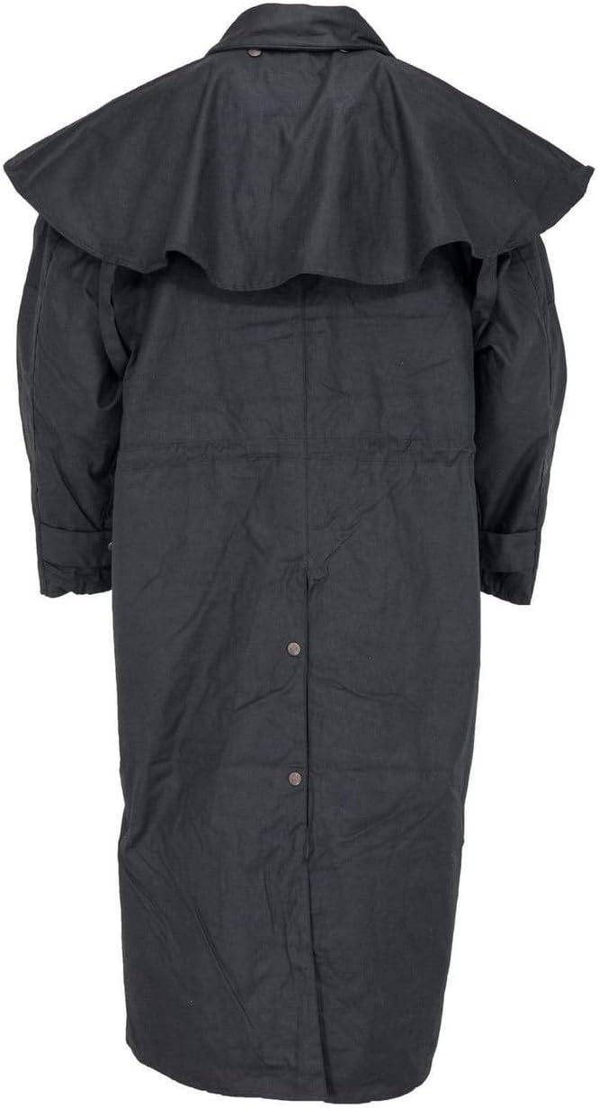Outback Trading Company Unisex 2056 Stockman Waterproof Breathable Extra-Long Cotton Oilskin Duster Coat
