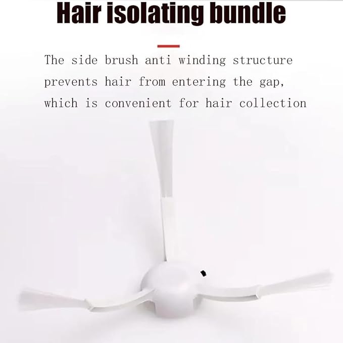 Replacement kit Compatible with Xiaomi S10+/S10 Plus Vacuum Cleaner Robot Accessories Main Brush, Side Brush, Mop Cloth, HEPA Filter Parts (22 pcs)