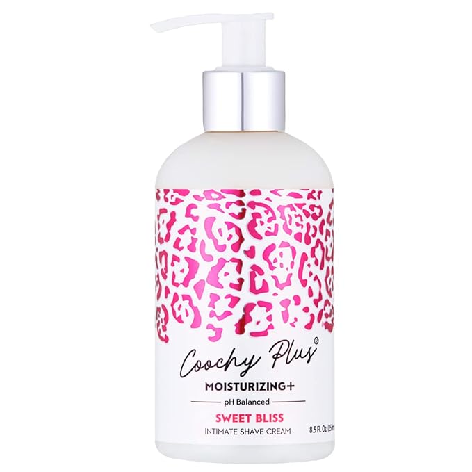 IntiMD Coochy Plus Intimate Shaving Cream SWEET BLISS For Pubic, Bikini Line, Armpit - Rash-Free With Patent-Pending MOISTURIZING+ Formula, Prevents Razor Burns & Bumps, In-Grown Hairs 8.5oz (1-Pack)