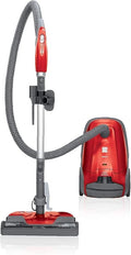 Kenmore 81414 400 Series Pet Friendly Lightweight Bagged Canister Vacuum with Extended Telescoping Wand, HEPA, Retractable Cord, and 4 Cleaning Tools-Red
