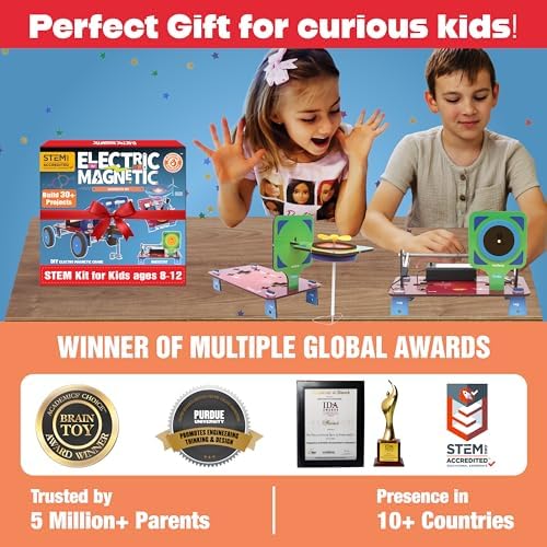 Butterfly EduFields 30in1 STEM Science Projects Kit for Kids Ages 8-10-12
