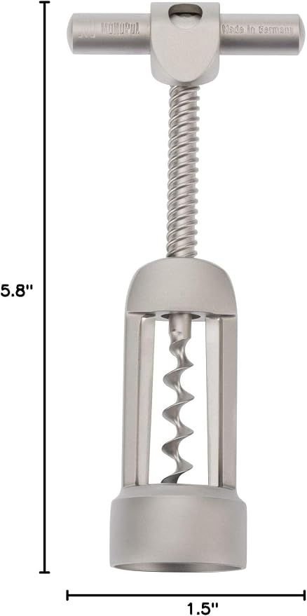 Monopol "Barolo" Bell Corkscrew with Matte Finish