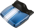 Advanblack Road Glide Tour Trunk Pack Fast Johnnie King Tour Trunk Pack Luggage +Wrap-Around Backrest Pad for '97-'25 Harley Touring Road King Street Glide Electra Glide CVO models
